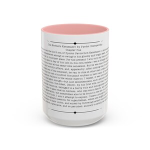Brothers Karamazov Quote Mug, Fyodor Dostoyevsky Quote, 11oz or 15 oz Cup, Russian Literature Gift image 8