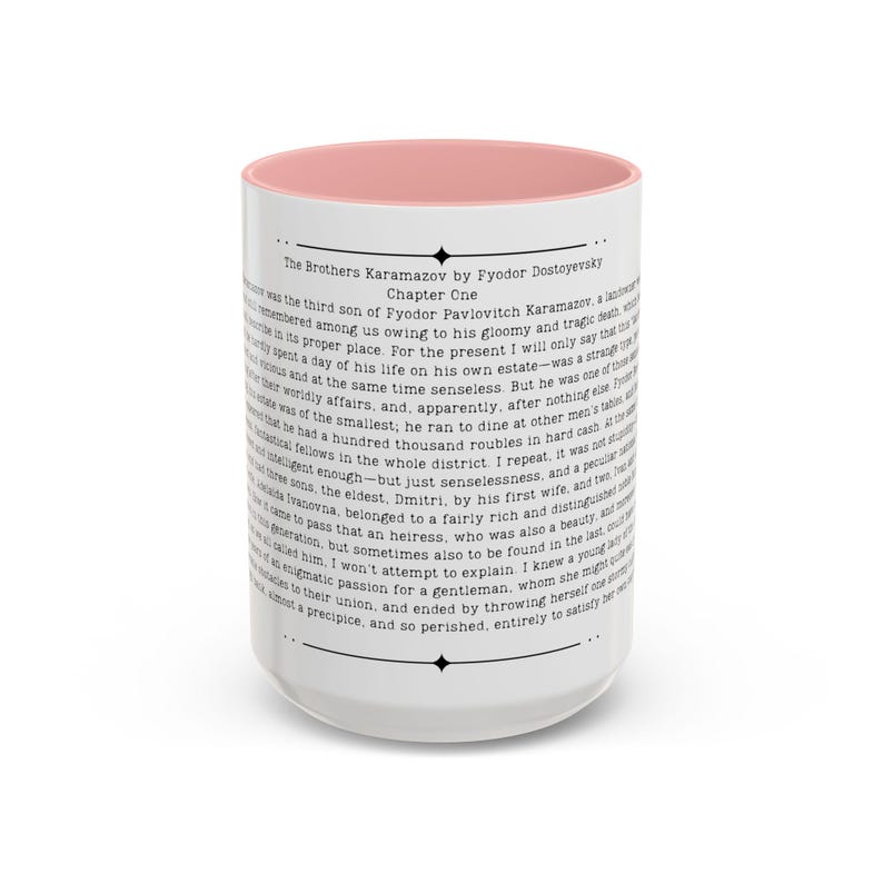 Brothers Karamazov Quote Mug, Fyodor Dostoyevsky Quote, 11oz or 15 oz Cup, Russian Literature Gift image 8