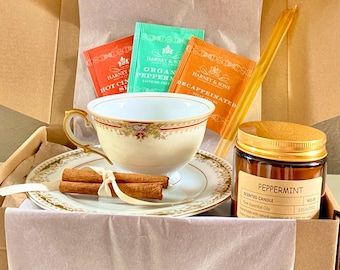 Cozy Gift Box—Fall Themed Gift—Gift for Reader—Autumn Tea Party—Personalized Spa Gift Box—Relaxation Gift Set—Hygge Gift Box—Self Care Baske