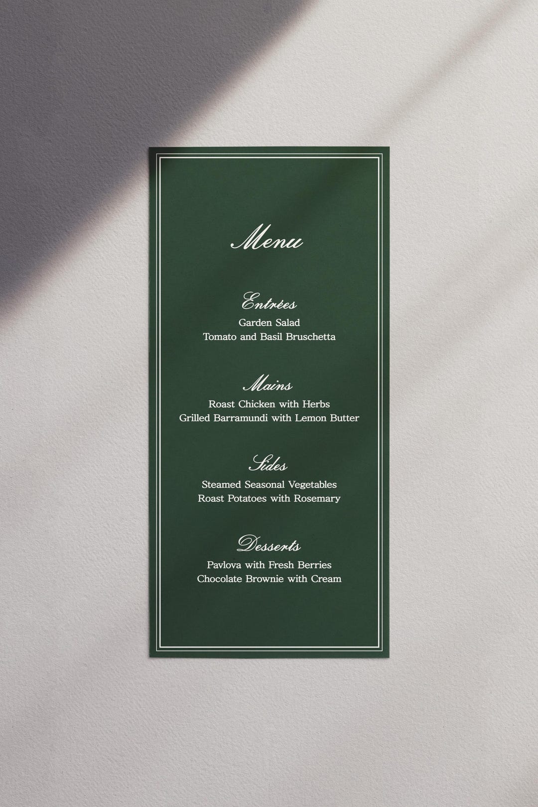 Monies Menu Old Money Menu Editable Template, Green, Vintage, Old Money - Etsy