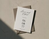 Save the Date Template, Formal Wedding Announcement, Elegant Classic Editable Templates, Digital Download