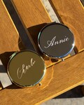 Personalised Compact Mirror, Engraved Pocket Mirror, Bridesmaid Gift product logo