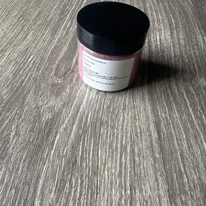 Rose powder face mask