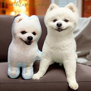 Custom Pet Shaped Pillow, Personalized Photo Pillow, Pet Memorial Cushion, Dog Cat Pillow, Unique Pet Lover Gift