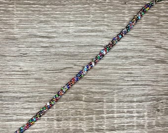 Multicolored Beaded Rope Bracelet