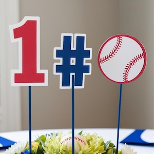 Centres de table | Banquet sportif en trio, basketball, softball, baseball, tennis | PAPIER CARTONNÉ