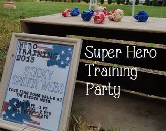 Super Hero Party Printables | Superhero Printables, Superhero Training