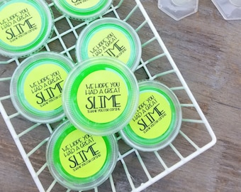 SLIME ステッカー | デジタルダウンロード | 科学誕生日パーティーラベル