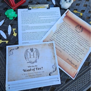 Wizard Escape Room | Wizarding World, Who Done it Mystery, Birthday Party Theme | PRINTABLE