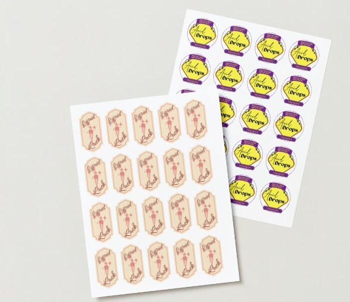 Vintage Candy Store Labels | Digital Download - Etsy