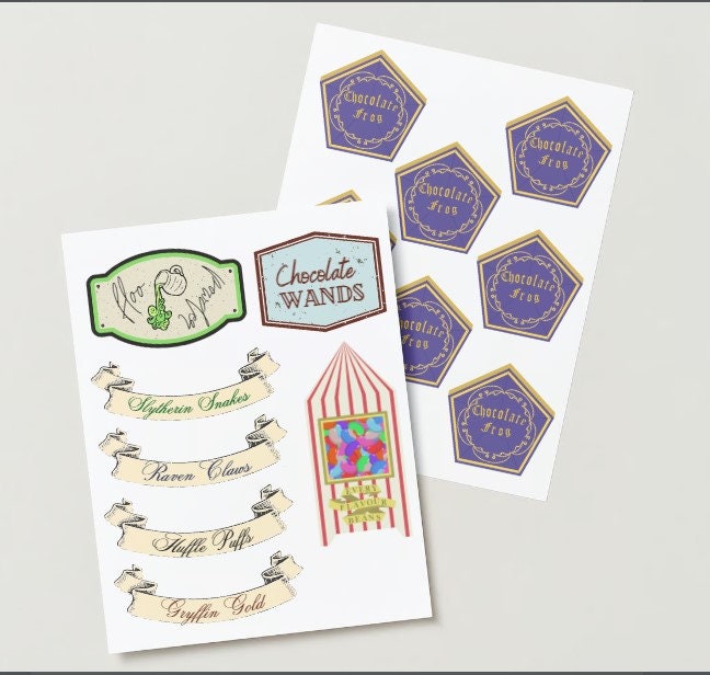 Vintage Candy Store Labels | Digital Download - Etsy