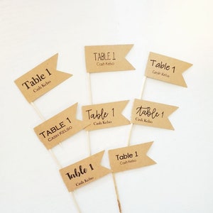 Table Place Cards | Wedding Seating Chart, Wedding Place Cards, Wedding Escort Cards | CUSTOM