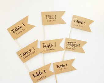 Table Place Cards | Wedding Seating Chart, Wedding Place Cards, Wedding Escort Cards | CUSTOM