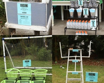 SALIRE DI LIVELLO / Festa a tema sportivo / Mini giochi di corsa a ostacoli Trick Shot