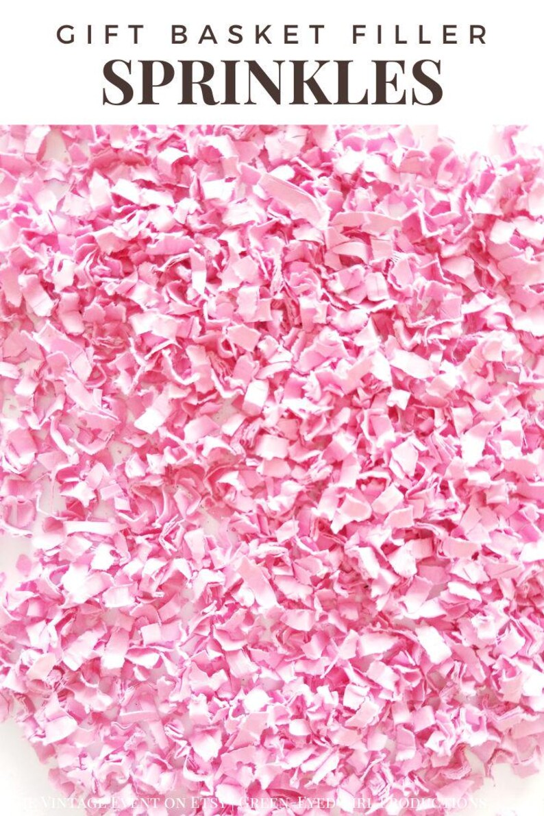 Puede incluir: Confetti de papel rosa, un gran relleno para cestas de regalo. El confeti est&aacute; hecho de papel triturado y es una excelente manera de agregar un toque de color y fantas&iacute;a a cualquier regalo.