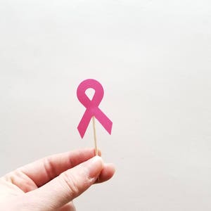 Cancer Awareness Ribbons Cupcake Toppers | Awareness Team Ribbon ...