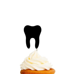 Sweet Tooth | Cupcake Toppers or Confetti | Die Cut Shapes | CARDSTOCK