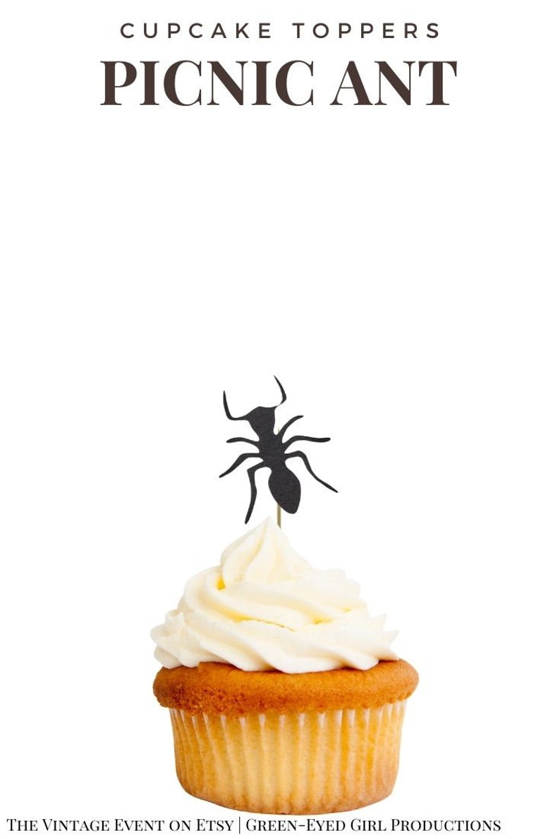 Ants | Cupcake Toppers or Confetti | Die Cut Shapes | CARDSTOCK - Etsy