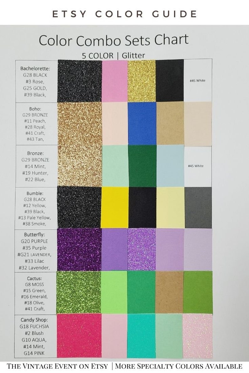 Toss Confetti Sprinkles | GLITTER 5 Color Combinations | Bulk Confetti ...