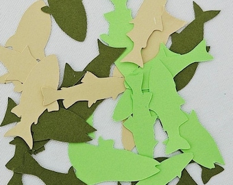 Coffee Shop Themed Confetti | Birthday Party Decorations, Table Decor, Die Cut Shapes | CARDSTOCK 5 Color