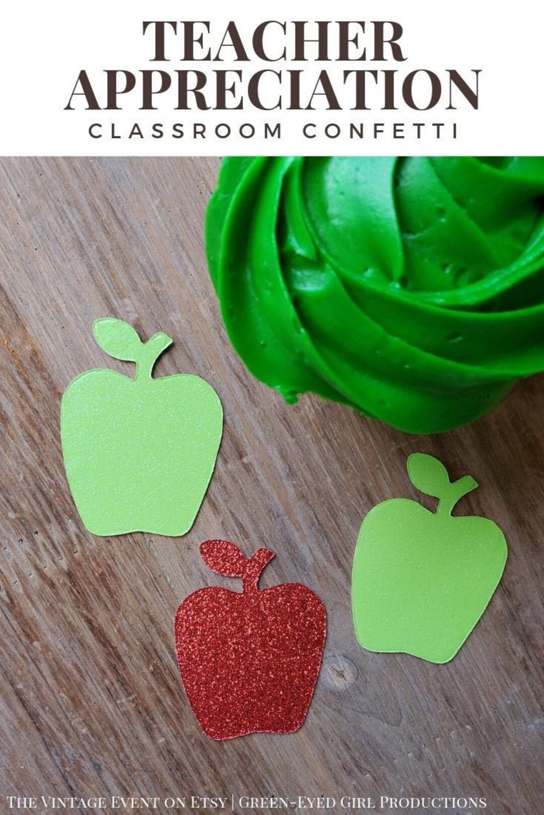 Apple Confetti Teacher Appreciation Week Theme, Graduation Party Decor