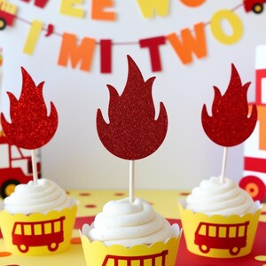 Flame Confetti, Fire Confetti, Camping Decoration, Birthday Decor...