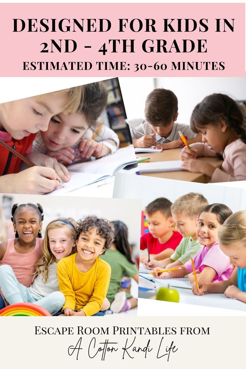 Escape Room | BACK to SCHOOL | Gnome Games, Print and Play, PDF - Etsy