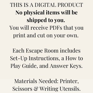 Escape Room | BACK to SCHOOL | Gnome Games, Print and Play, PDF - Etsy