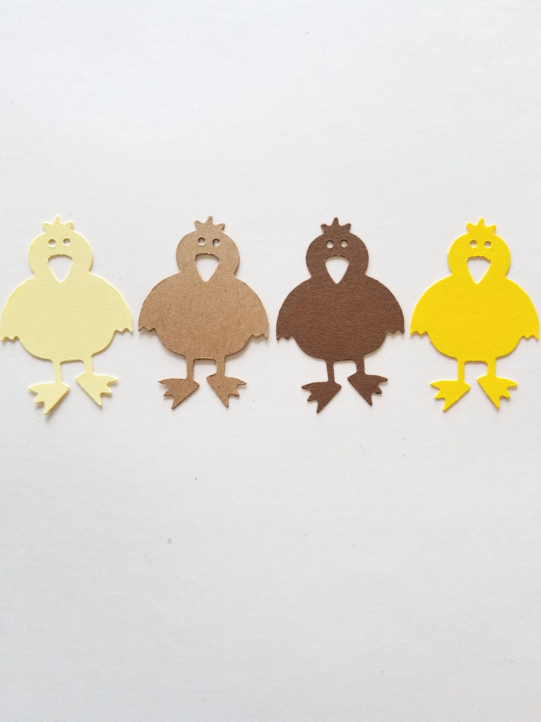 Baby Chick Confetti Farm Birthday Party Decorations CARDSTOCK