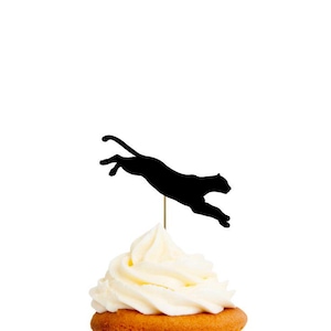 Puma / Adornos para cupcakes o confeti / Formas troqueladas / CARTULINA