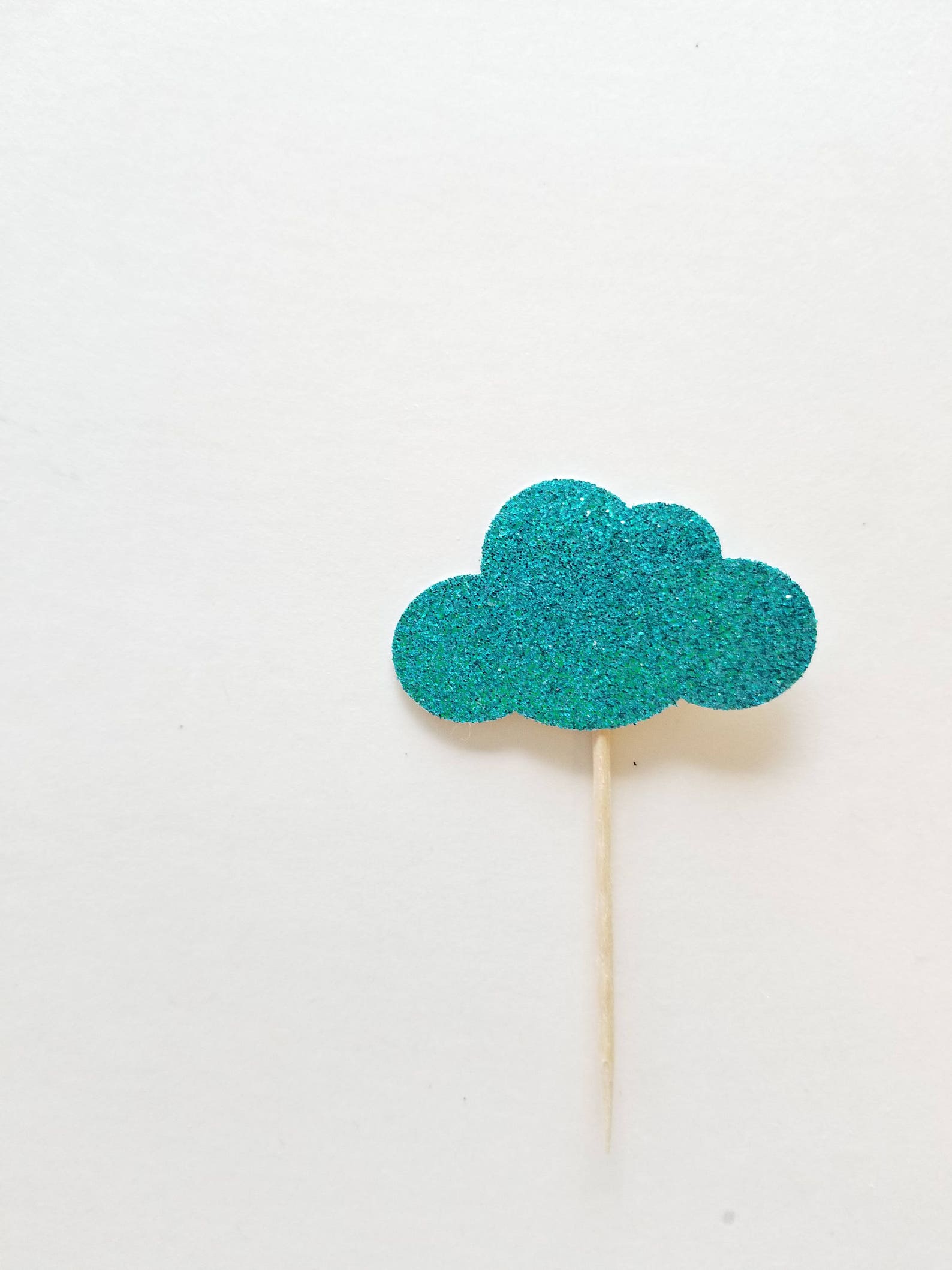 Cloud Cupcake Toppers Sprinkle Decorations Science Party - Etsy