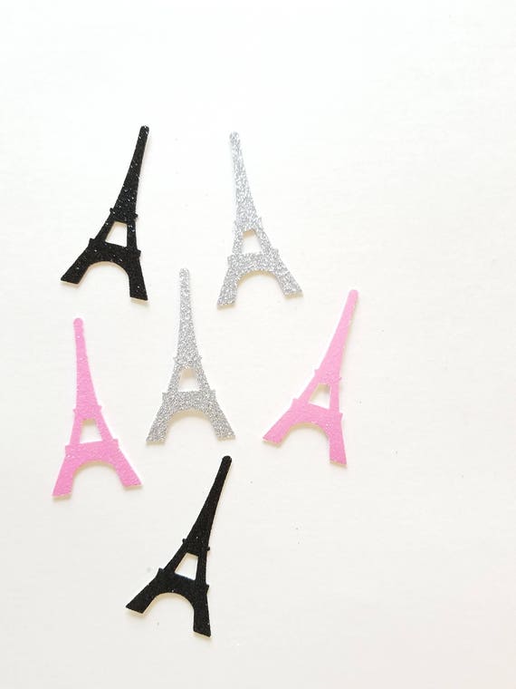 Eiffel Tower Confetti Paris Theme Party Bachelorette Party Etsy