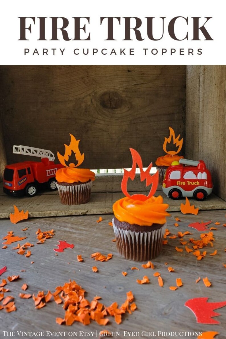 fire-cupcake-toppers-firefighter-birthday-fireman-cake-toppers
