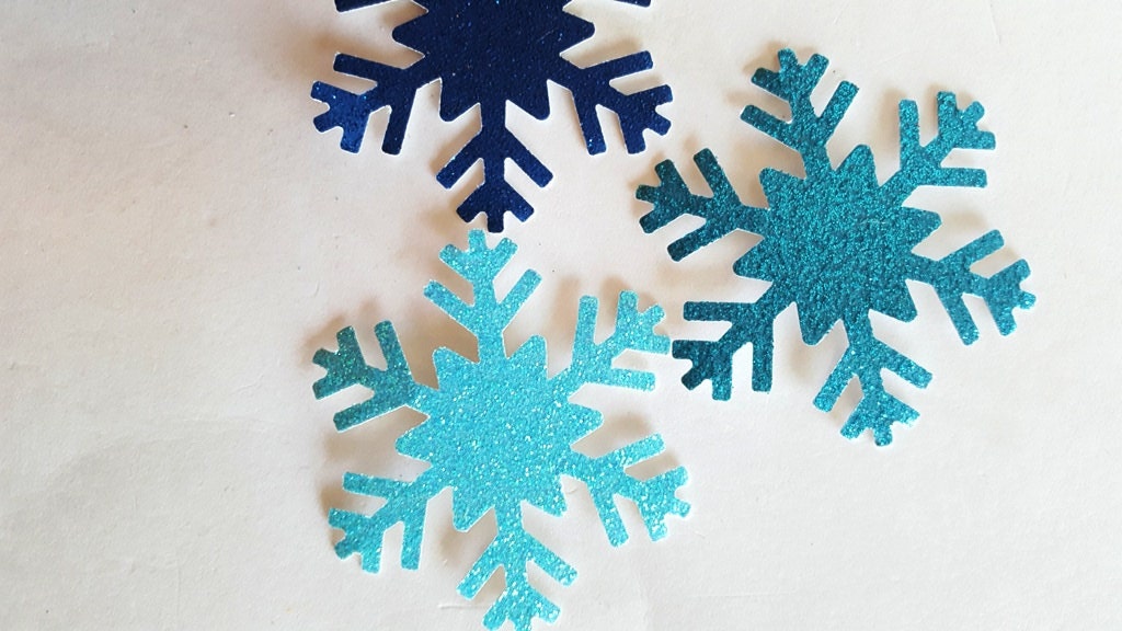 Snowflake Confetti Frozen Birthday Party Decorations Snowflake Birthday GLITTER