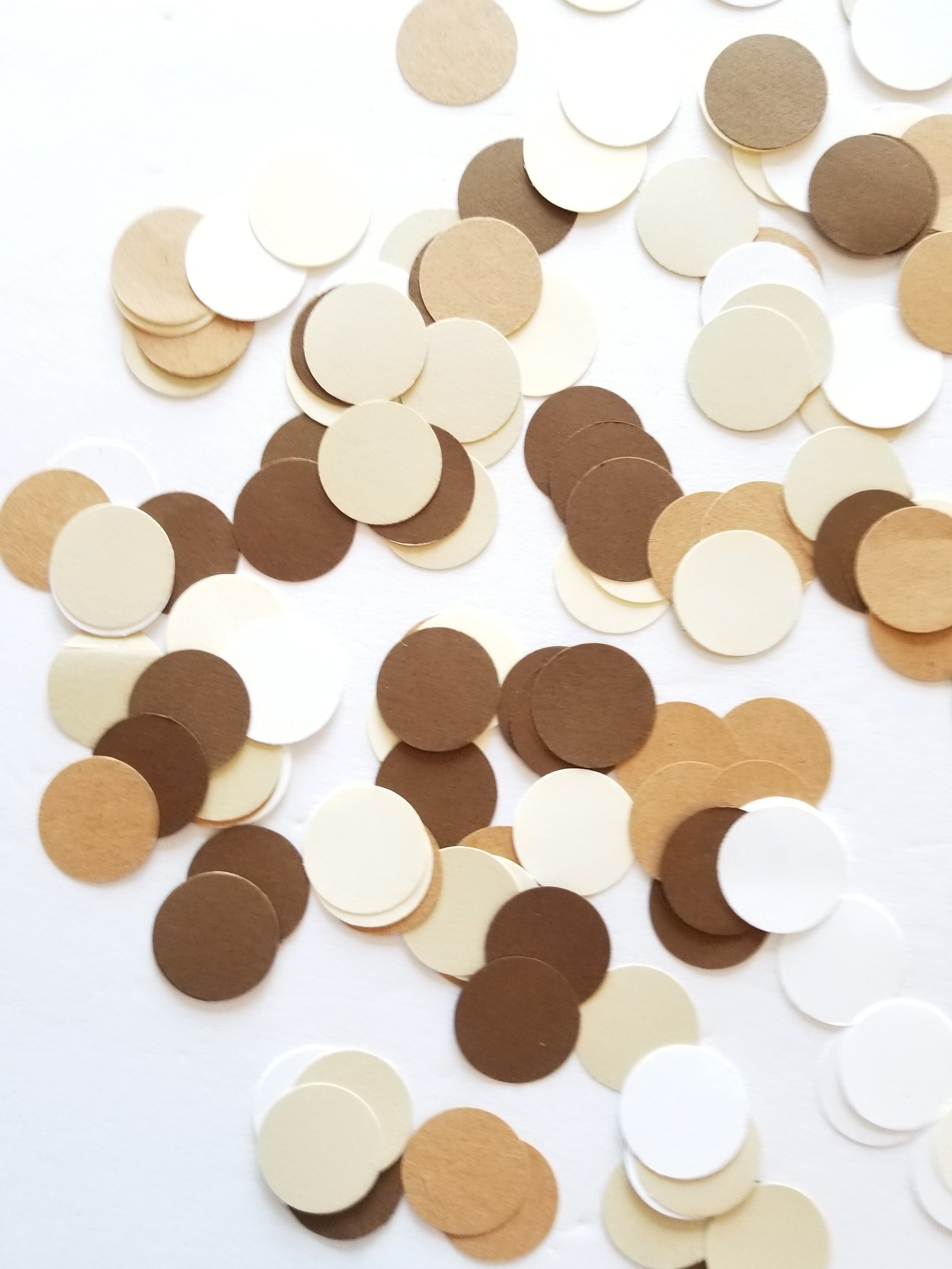 Woodland Baby Shower Polka Dot Confetti Autumn Decorations