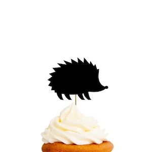 Puercoespín / Adornos para cupcakes o confeti / Formas troqueladas / CARTULINA