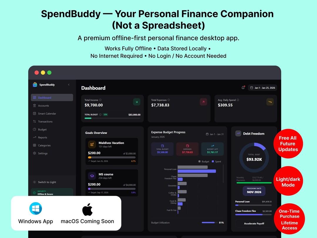 Spendbuddy – Smart Budget & Expense Tracker App (not a Spreadsheet ...