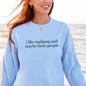 Funny mahjong player gift, introvert crewneck, sarcastic quote top, unique mahjong lover apparel. Witty graphic sweater. mahjong sweater mahjong. Funny mahjong player gift, introvert tee, sarcastic quote shirt, unique mahjong lover apparel. Witty graphic top. best friend gift, mahjong friend gift, mahjong gift, mah jongg shirt, mahjongg shirt, mahjong t-shirt, mahjong fun gift, gift for mahj lover, mahjong lover shirt, mahjong era tee, mahjong player gift, mahj party prize, mahjong tournament