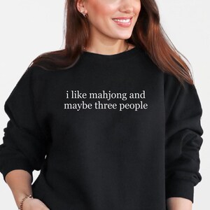 Funny mahjong player gift, introvert crewneck, sarcastic quote top, unique mahjong lover apparel. Witty graphic sweater. mahjong sweater mahjong. Funny mahjong player gift, introvert tee, sarcastic quote shirt, unique mahjong lover apparel. Witty graphic top. best friend gift, mahjong friend gift, mahjong gift, mah jongg shirt, mahjongg shirt, mahjong t-shirt, mahjong fun gift, gift for mahj lover, mahjong lover shirt, mahjong era tee, mahjong player gift, mahj party prize, mahjong tournament