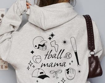 Felpa Oversize Con Stampa Mamma Vita – Regalo Perfetto Per La Mamma – Girocollo Comodo