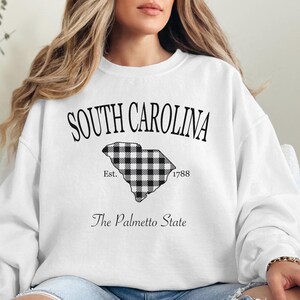 Custom South Carolina Sweatshirt, South Carolina Crewneck, Vacation Shirt, Trendy  Oversized Aesthetic, South Carolina Gifts, Gift for Her