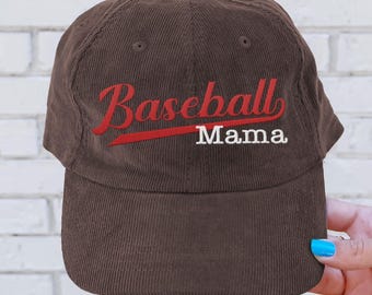 Casquette de baseball brodée pour maman, cadeau de maman de baseball, cadeau tenue pour la fête des morts, cadeau pour maman, chapeau brodé, casquette de baseball, casquette de baseball, cadeau de fête des mères pour elle