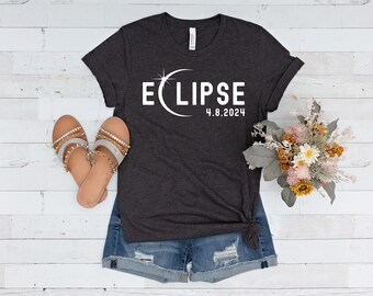 Eclipse 2024, Total Solar Eclipse 2024, Twice in a Lifetime, Path of Totality, April 8, 2024, April 8th, Total Eclipse, Solar Eclipse Shirt