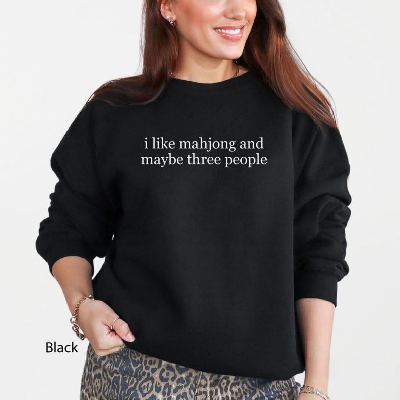 Funny mahjong player gift, introvert crewneck, sarcastic quote top, unique mahjong lover apparel. Witty graphic sweater. mahjong sweater mahjong. Funny mahjong player gift, introvert tee, sarcastic quote shirt, unique mahjong lover apparel. Witty graphic top. best friend gift, mahjong friend gift, mahjong gift, mah jongg shirt, mahjongg shirt, mahjong t-shirt, mahjong fun gift, gift for mahj lover, mahjong lover shirt, mahjong era tee, mahjong player gift, mahj party prize, mahjong tournament