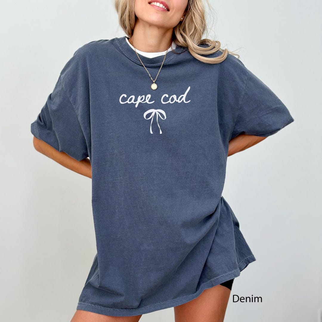 Cape Cod Tees Comfort Colors® Cape Cod Shirt Gift Cape Cod Massachusetts Shirt Cape ...