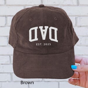 Embroidered Upside Down Dad Hat Gift for Dad Vintage Baseball Hat Birthday Gift For New Dad Husband Gift Embroidered Hat Personalized Dad