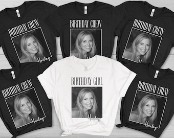 Personalized Birthday Photo T-Shirt Group Shirts Custom Picture Birthday Shirt 30th Birthday Gift 40th Birthday Gift 30th Birthday Party
