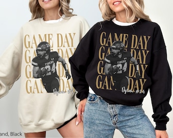 Game Day Sweatshirt Custom 2026 Senior Football Mom Gift Custom Photo Senior Mom Shirt 2027 Senior Football Mom Gift Custom Football Shirt