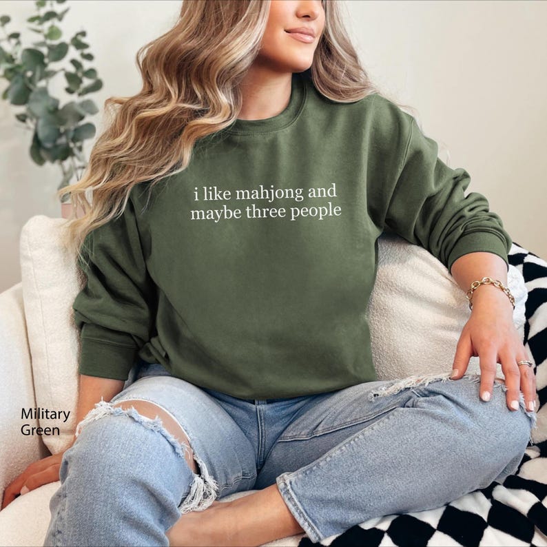 Funny mahjong player gift, introvert crewneck, sarcastic quote top, unique mahjong lover apparel. Witty graphic sweater. mahjong sweater mahjong. Funny mahjong player gift, introvert tee, sarcastic quote shirt, unique mahjong lover apparel. Witty graphic top. best friend gift, mahjong friend gift, mahjong gift, mah jongg shirt, mahjongg shirt, mahjong t-shirt, mahjong fun gift, gift for mahj lover, mahjong lover shirt, mahjong era tee, mahjong player gift, mahj party prize, mahjong tournament