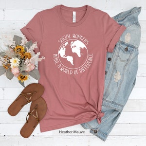 Social Worker Shirt, Mental Health Matters Shirt, School Social Worker Shirt, School Counselor Shirt, Social Worker Gift, Social Worker Week image 3